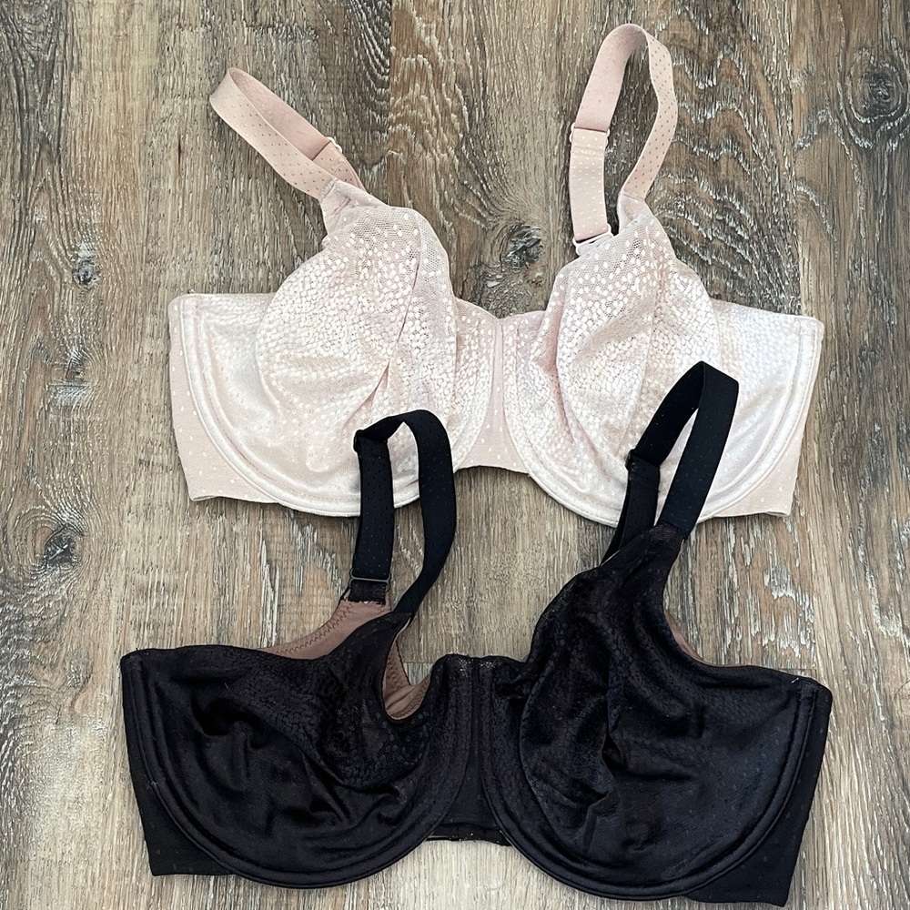 Wacoal Women's Bra Set - Black and Light Pink